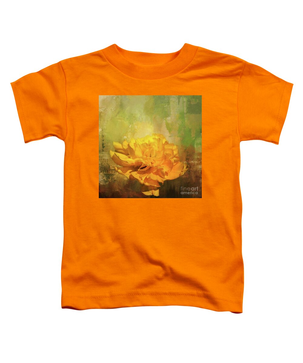 Tulip Toddler T-Shirt featuring the mixed media Spring Glory by Eva Lechner