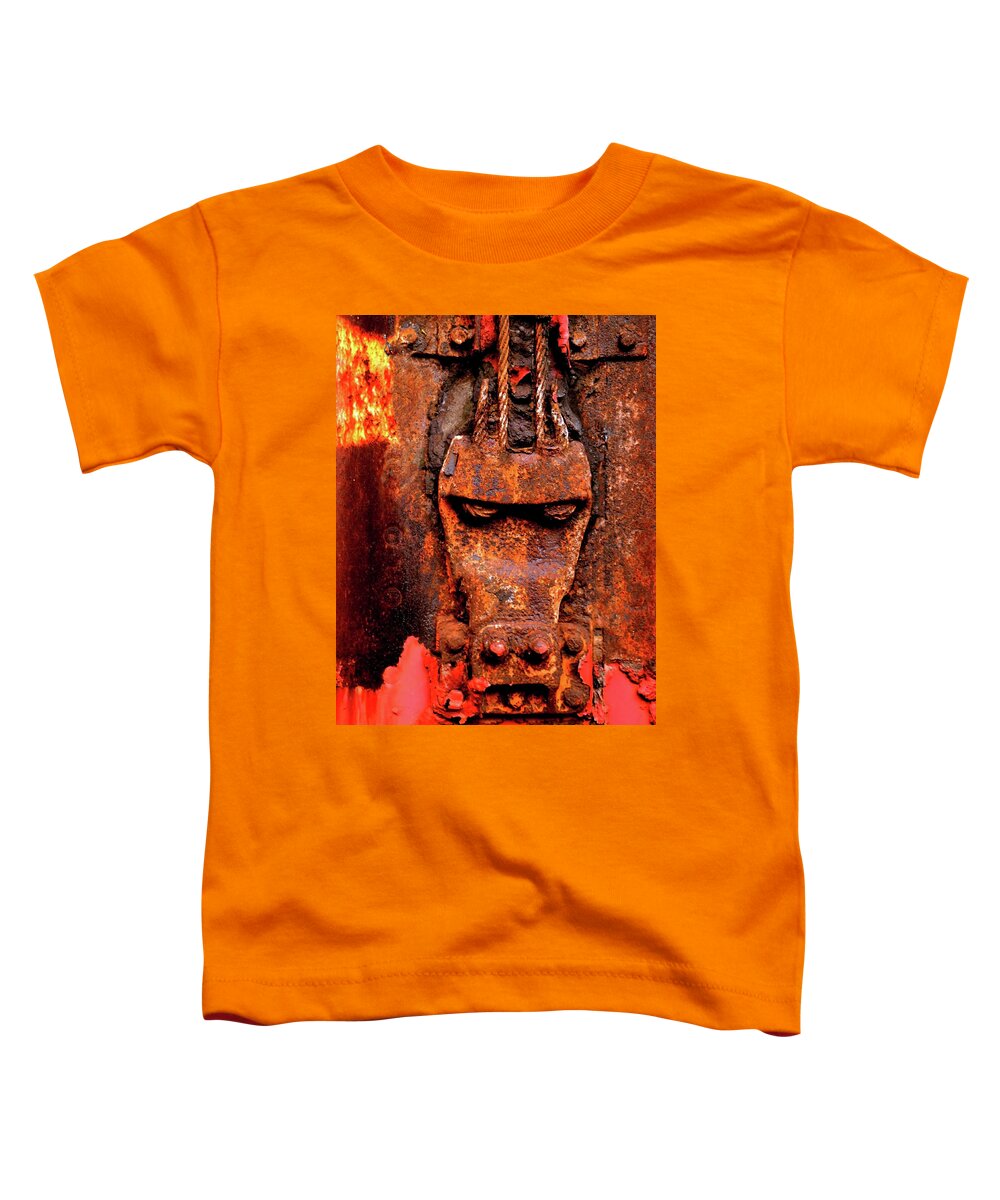 Rust Toddler T-Shirt featuring the photograph Temple Of Rust by William Rockwell