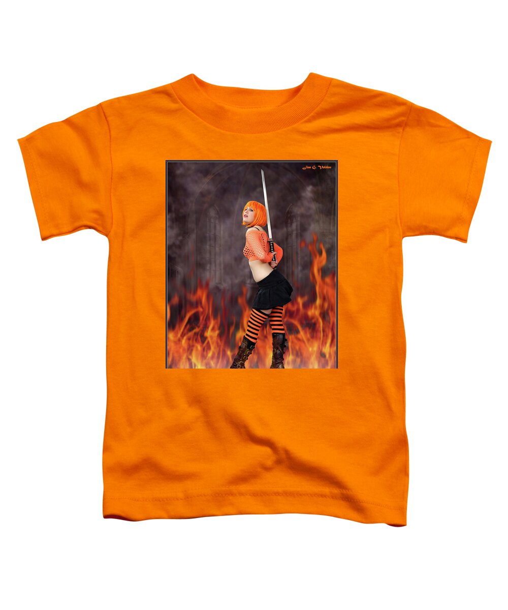 Clockwork Toddler T-Shirt featuring the photograph The Clockwork Orange by Jon Volden