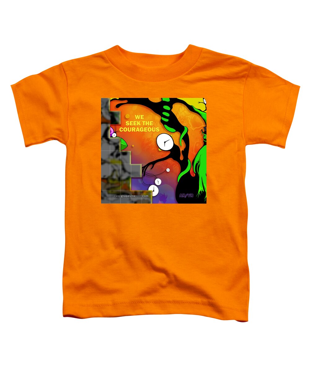 Banner Toddler T-Shirt featuring the drawing Time Bandits Banner by Craig Tilley