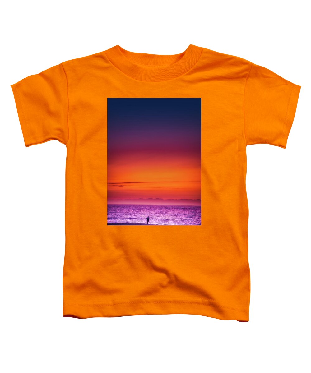 Fishing Toddler T-Shirt featuring the photograph Too late to go fishing by Micah Offman