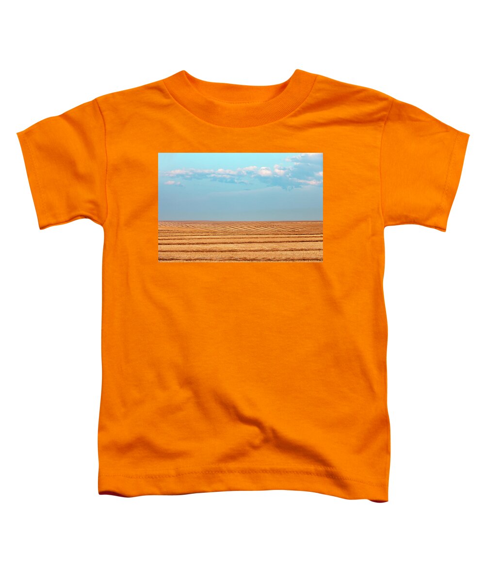 Windrows Toddler T-Shirt featuring the photograph Windy Rows by Todd Klassy