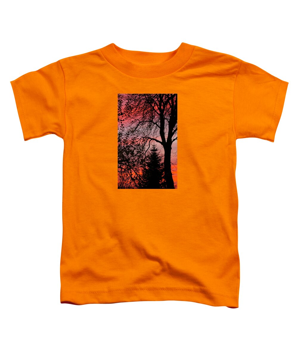 Sun Toddler T-Shirt featuring the mixed media Beyond The Tree #1 by Marvin Blaine