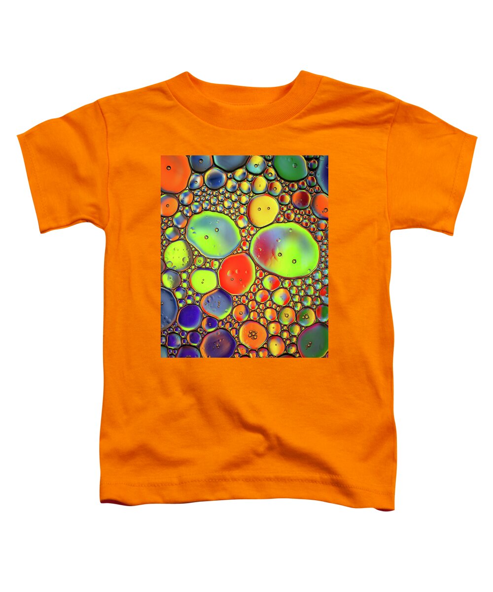 Colorful Toddler T-Shirt featuring the photograph Crowded Space by Elvira Peretsman