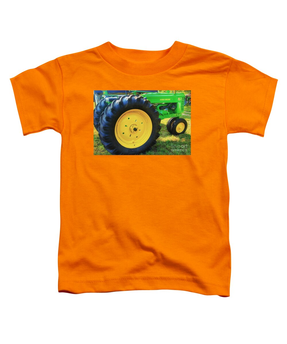 John Deere G Toddler T-Shirt featuring the photograph John Deere G #1 by Mike Eingle