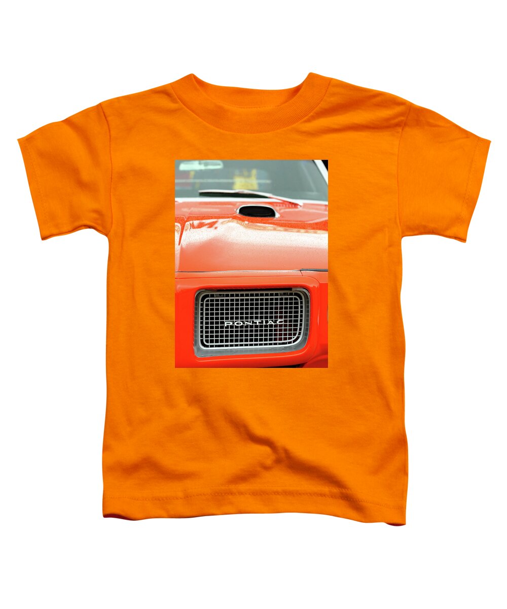 Pontiac Gto Toddler T-Shirt featuring the photograph Ooooo Orange by Lens Art Photography By Larry Trager