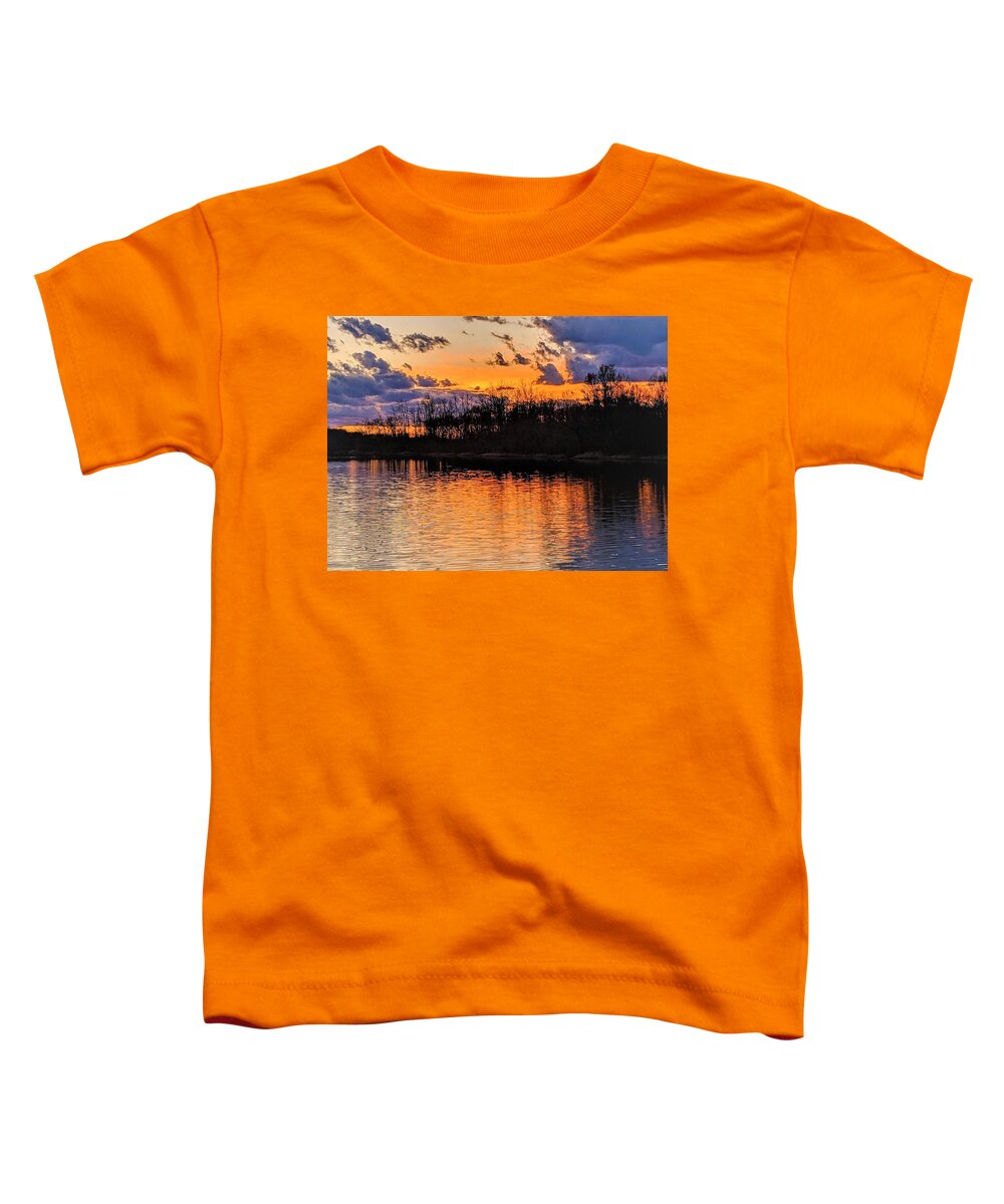  Toddler T-Shirt featuring the photograph Tinkers Creek Park Sunset #1 by Brad Nellis