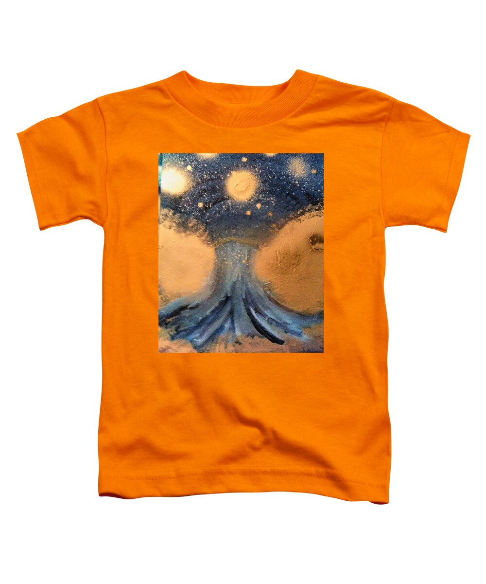 Acrylic Toddler T-Shirt featuring the painting Tree of Life #1 by Andrew Blitman