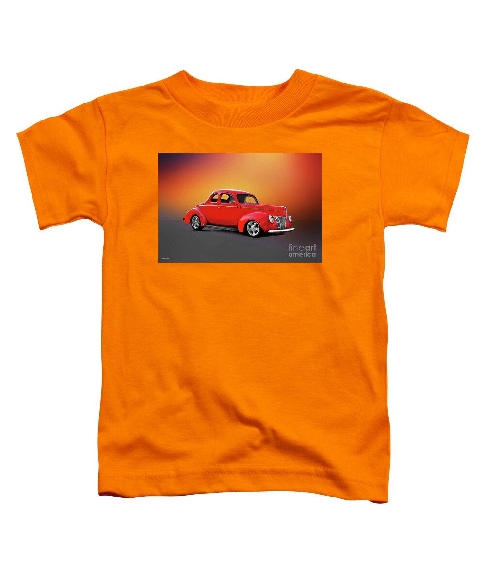 1940 Ford Coupe Toddler T-Shirt featuring the photograph 1940 Ford Deluxe Coupe #10 by Dave Koontz