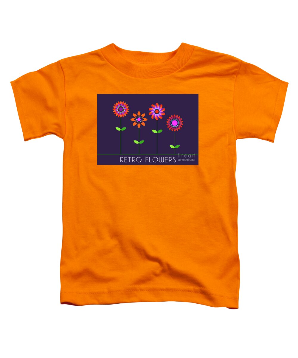 Flower Toddler T-Shirt featuring the photograph Flower power rock poster by Action