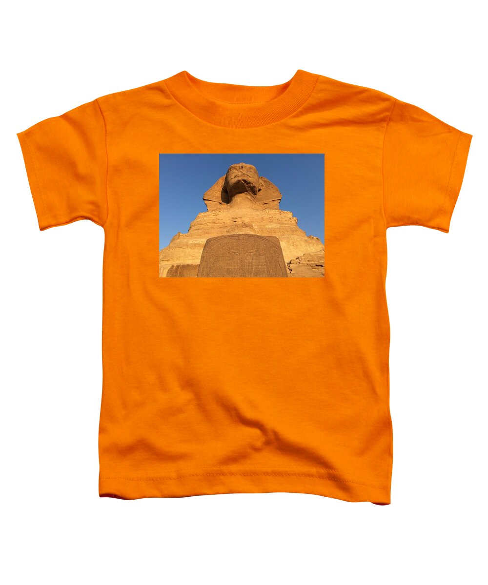 Giza Toddler T-Shirt featuring the photograph Great Sphinx #4 by Trevor Grassi