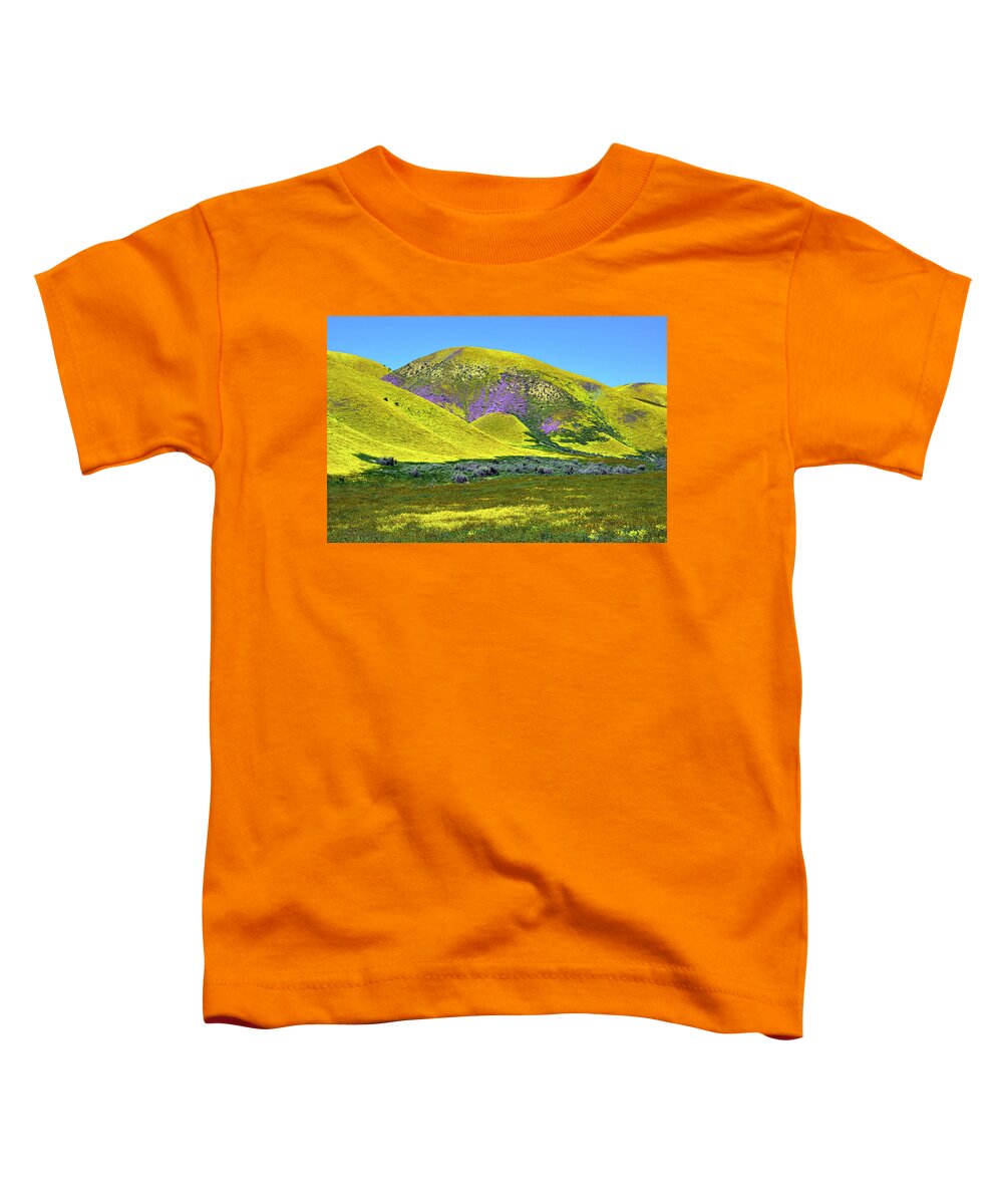 Countryside Toddler T-Shirt featuring the photograph A Foretaste of Heavenly Gold by Brian Tada