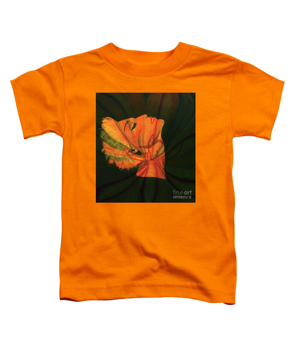 Fine-art Toddler T-Shirt featuring the painting Abstract Obsessions 18 by Catalina Walker