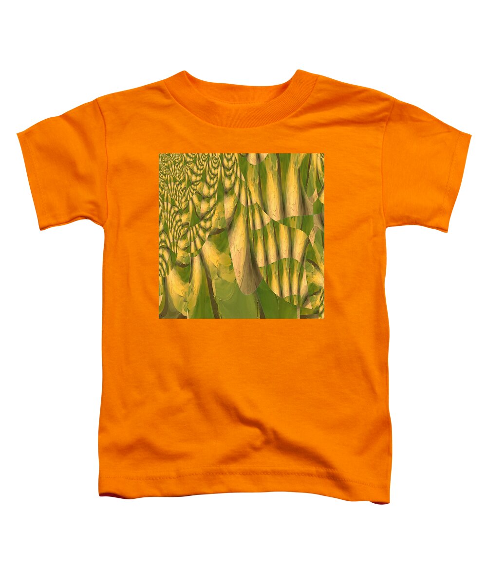 Oifii Toddler T-Shirt featuring the digital art Anaconda's Arrival by Stephane Poirier