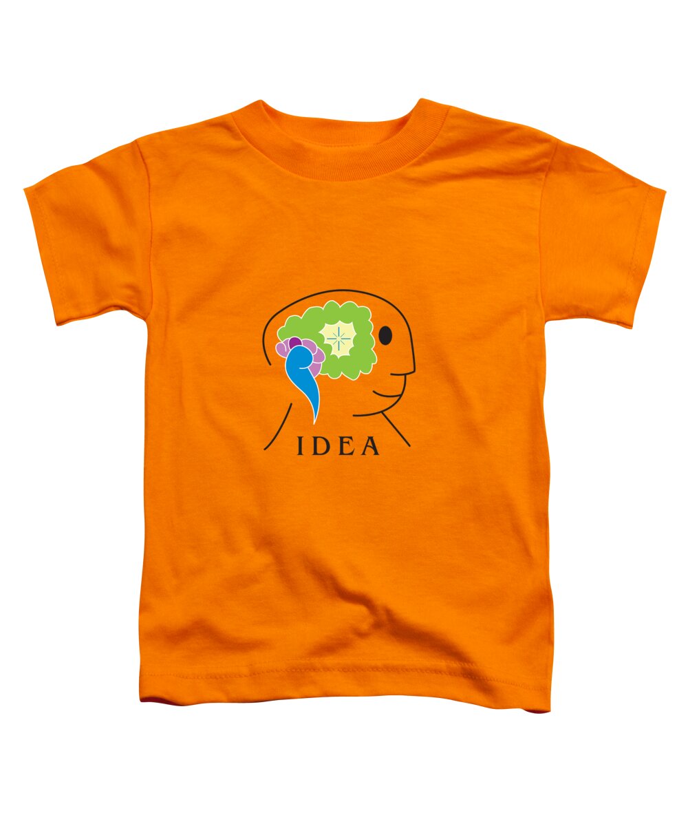 Idea Toddler T-Shirt featuring the digital art Idea by Monty Milne