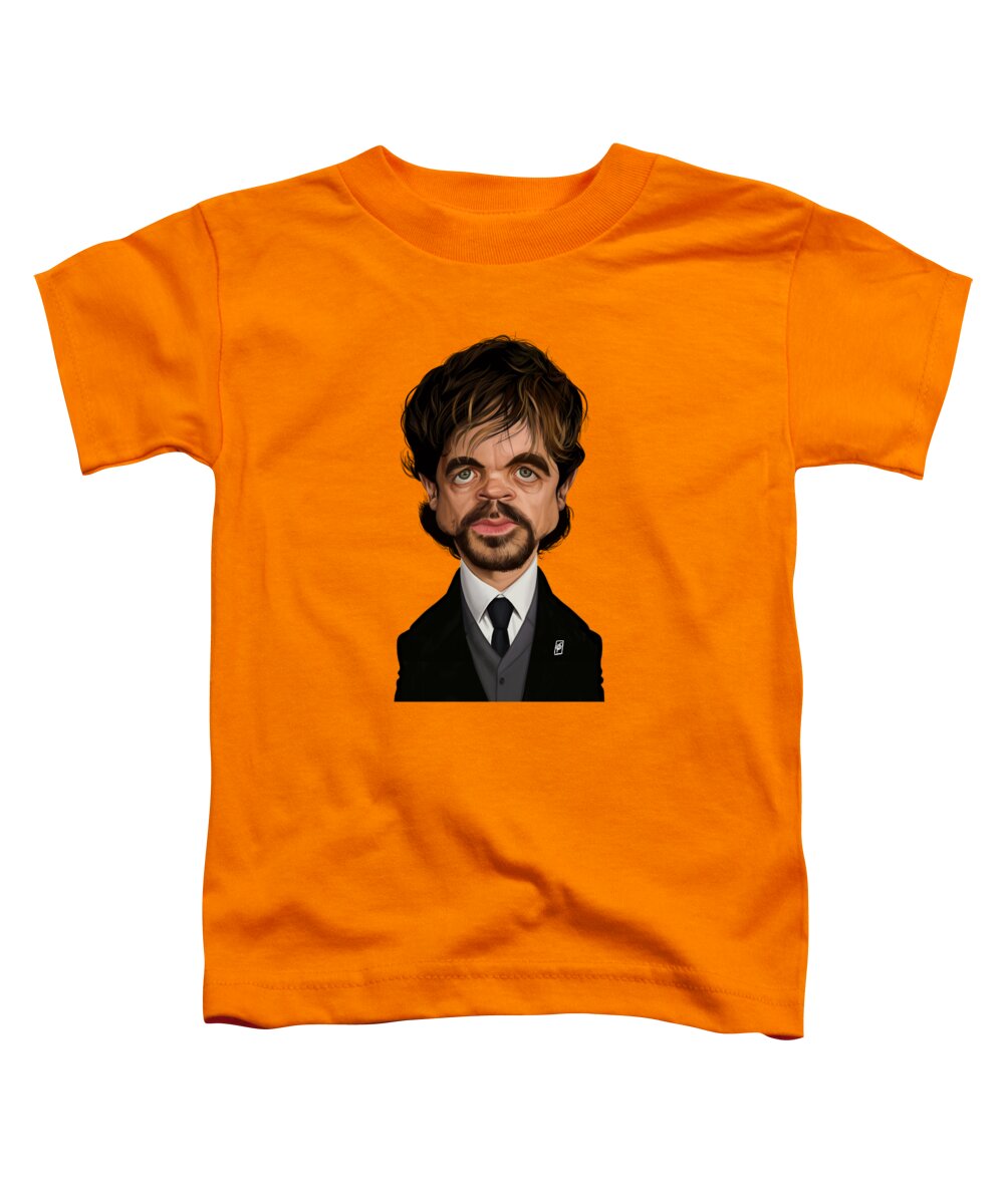 Illustration Toddler T-Shirt featuring the digital art Celebrity Sunday - Peter Dinklage by Rob Snow