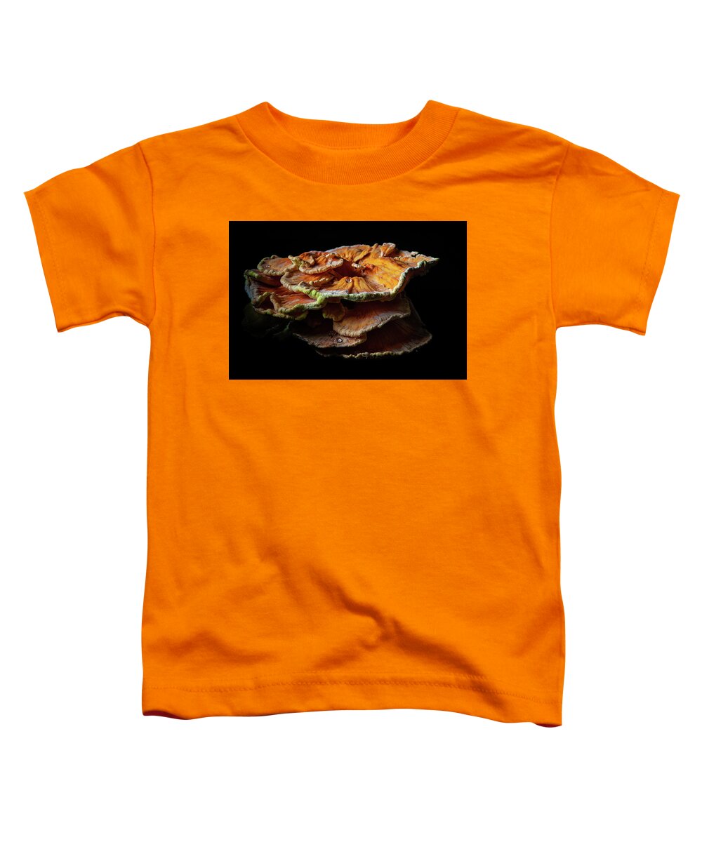Chicken Of The Forest Toddler T-Shirt featuring the photograph Chicken of the Forest by Marian Tagliarino