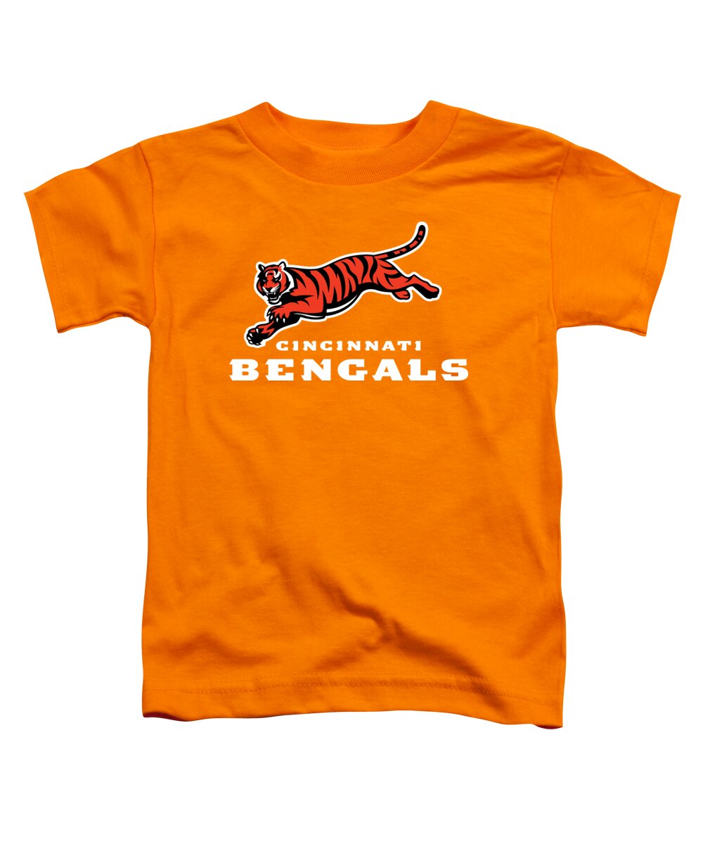 Cincinnati Bengals Toddler T-Shirt by Helo Keti - Pixels