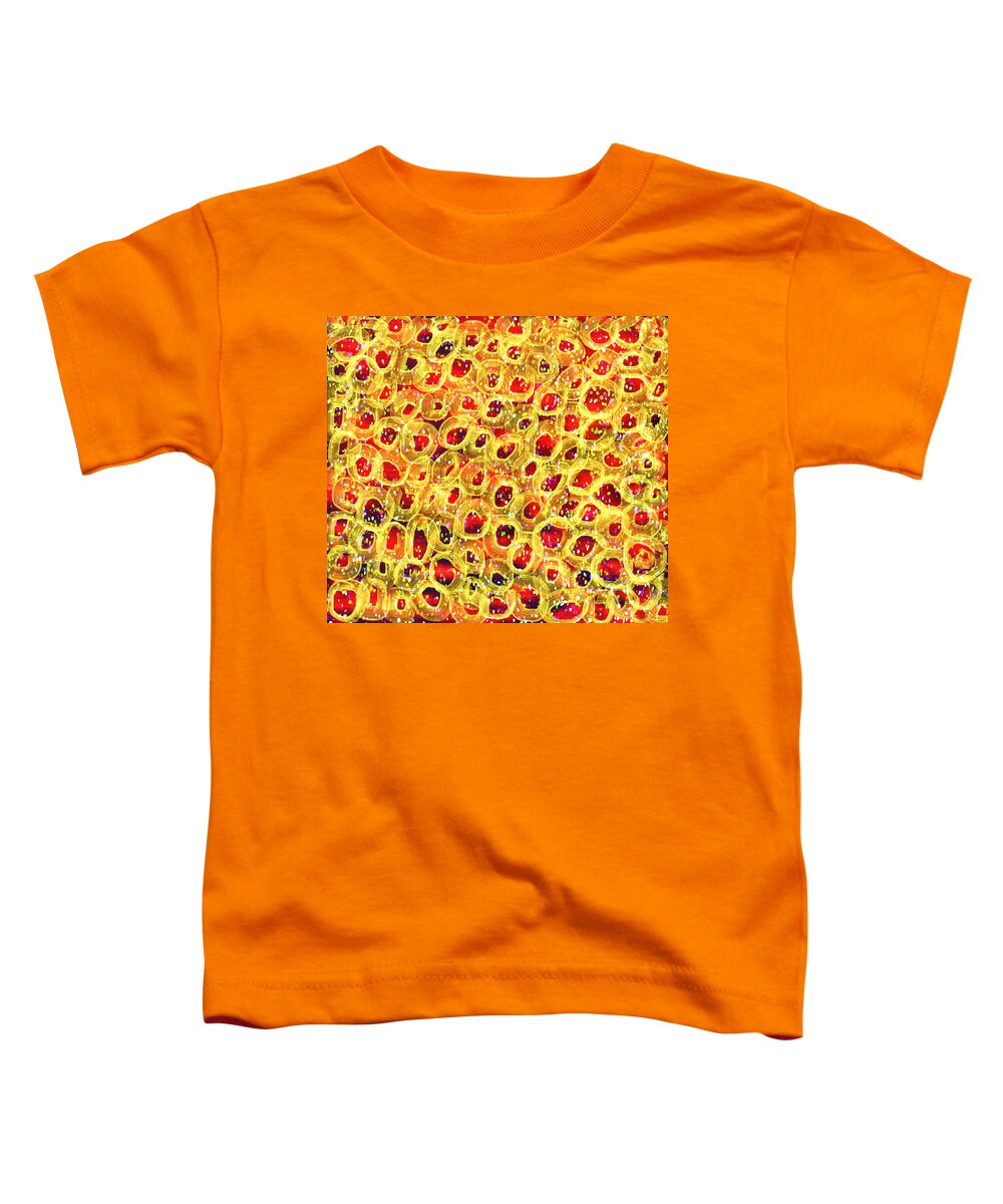 Donut Cherries Sprinkled With Delight Toddler T-Shirt featuring the digital art Donut Cherries Sprinkled with Delight by Susan Fielder