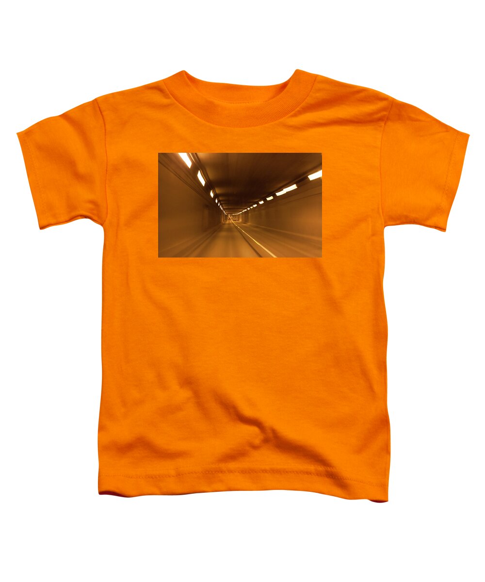 Massey Toddler T-Shirt featuring the photograph dv8 Tunnel by Jim Whitley
