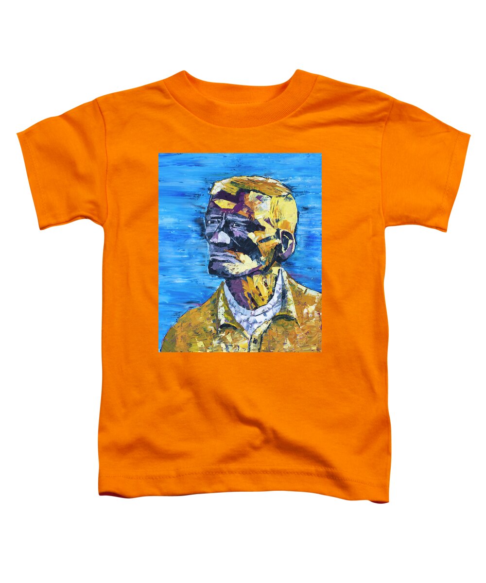 Old Toddler T-Shirt featuring the painting Farmer by Mark Ross