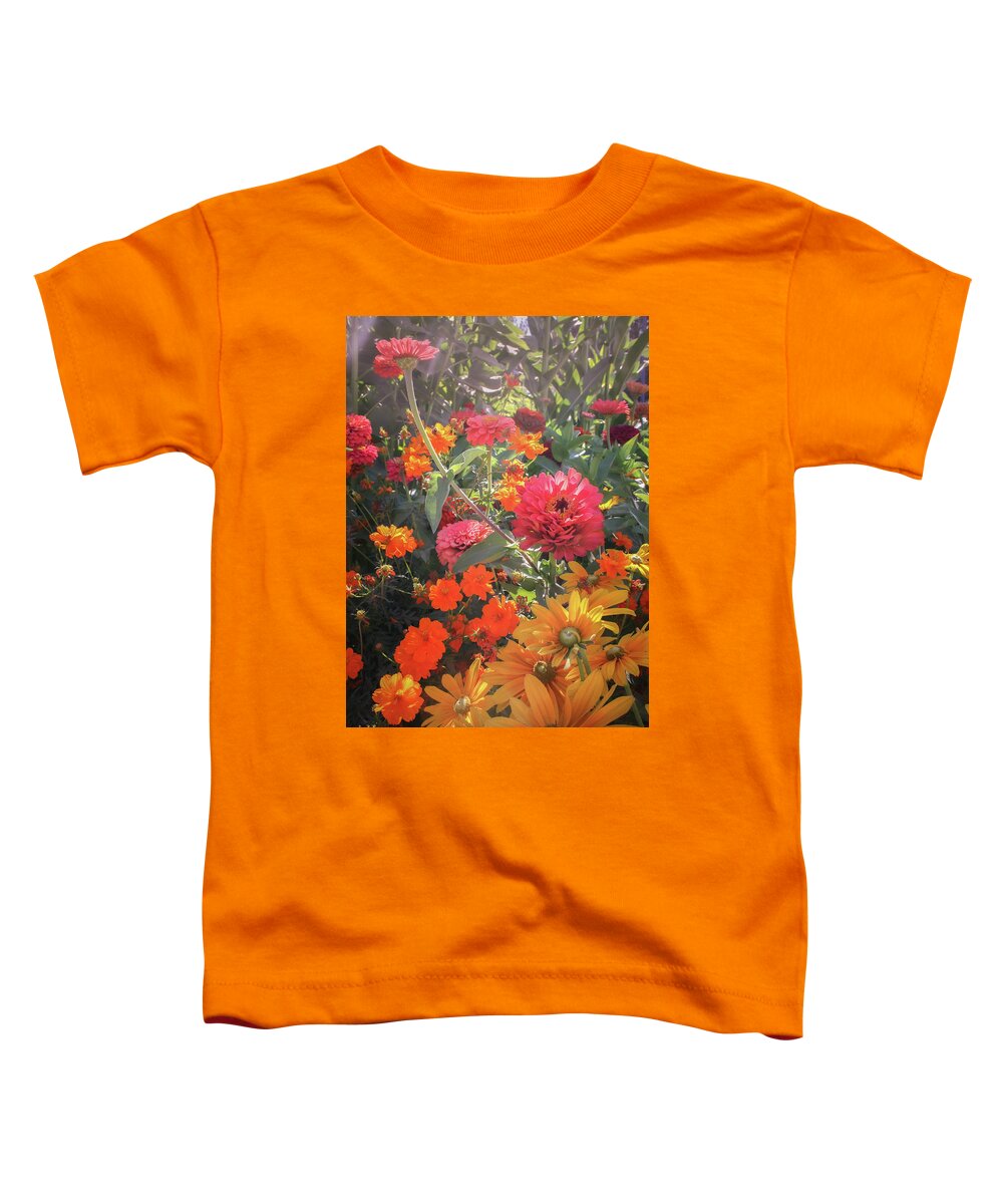 Flowers Toddler T-Shirt featuring the photograph Flower Garden by Sally Bauer