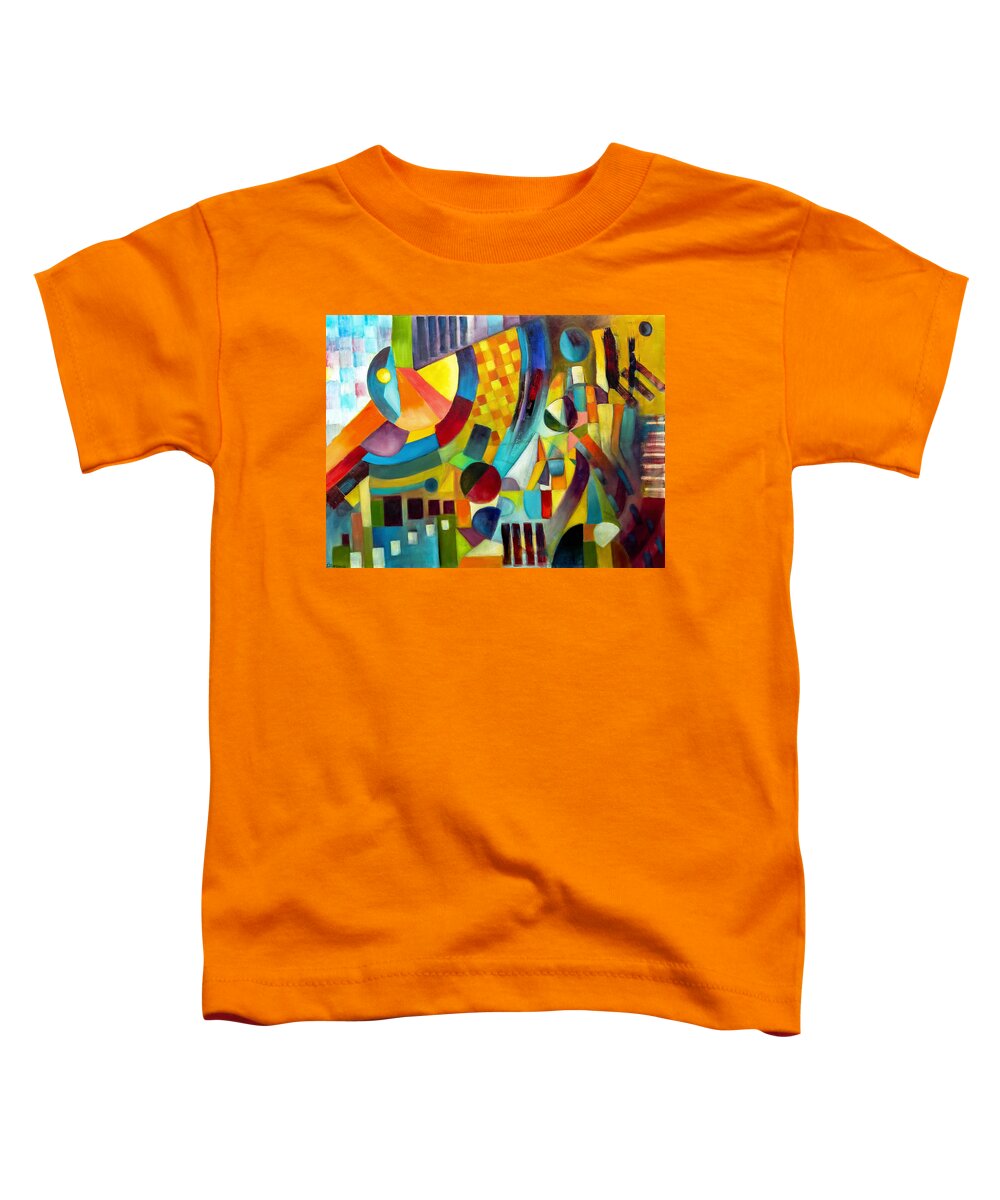 Abstract Toddler T-Shirt featuring the painting Gateway by Jason Williamson