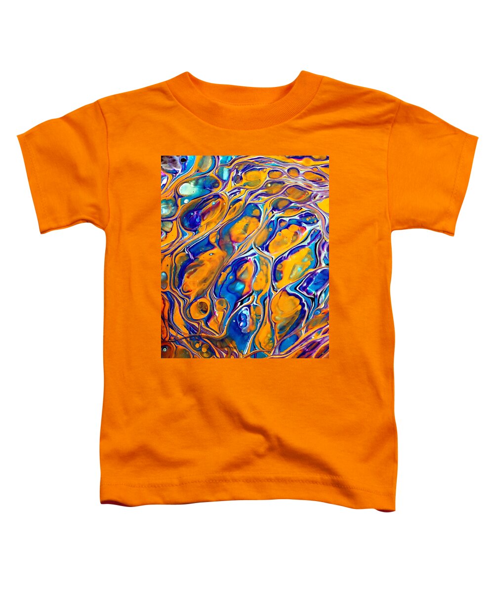  Toddler T-Shirt featuring the painting Gathering Strength by Rein Nomm