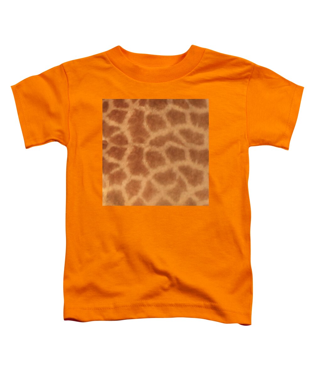 Giraffe Toddler T-Shirt featuring the photograph Giraffe Print by Karen Zuk Rosenblatt
