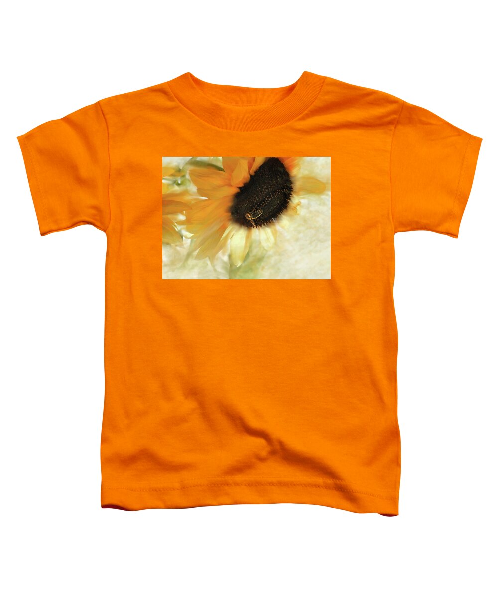 Sunflower Toddler T-Shirt featuring the photograph Good Day Sunshine by Sally Bauer