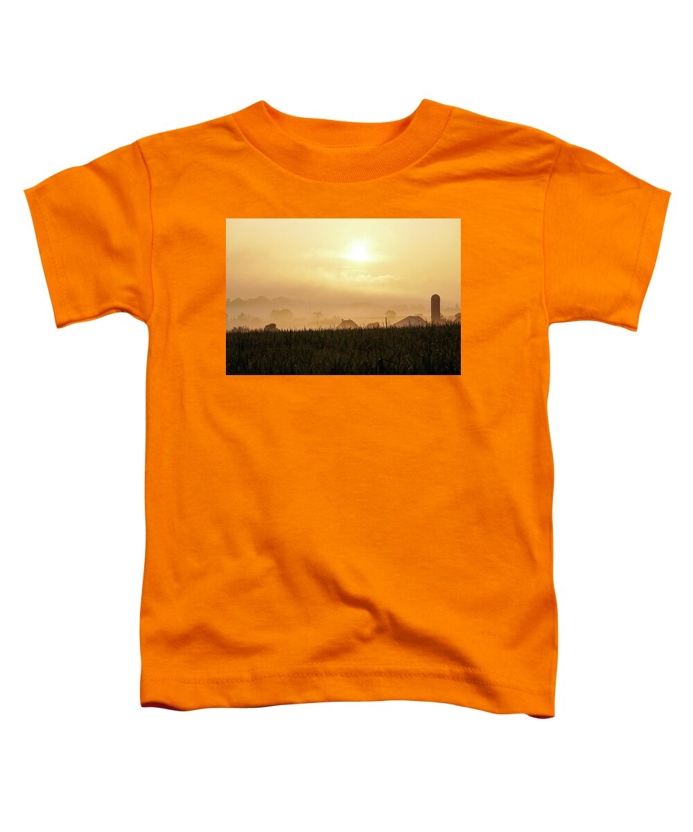 Sunrise Scene Toddler T-Shirt featuring the photograph Good Morning by Tana Reiff