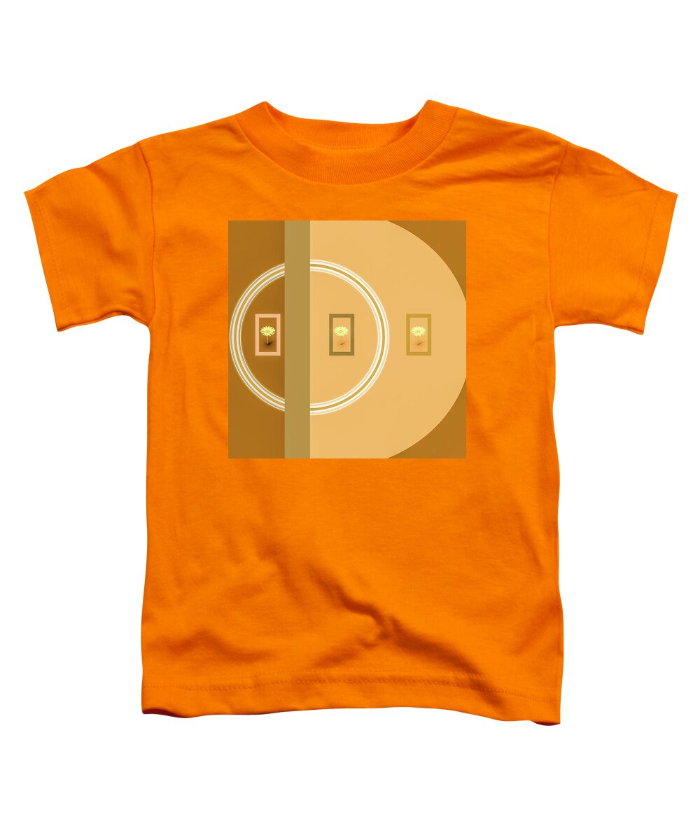 Colourful Toddler T-Shirt featuring the digital art Interior design 12 by Andrew Penman