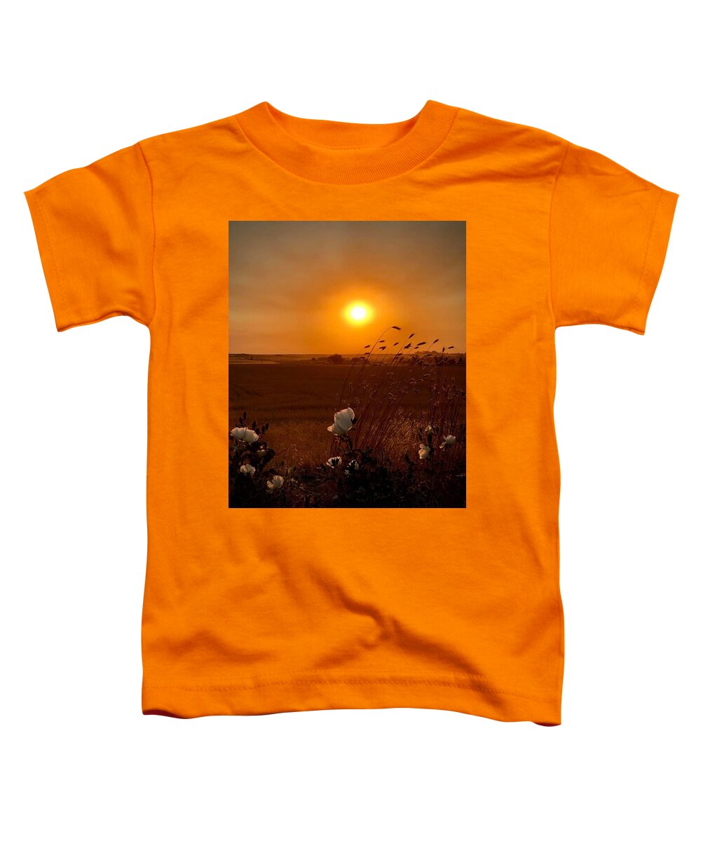 Iphonography Toddler T-Shirt featuring the photograph iPhonography Sunset 1 by Julie Powell