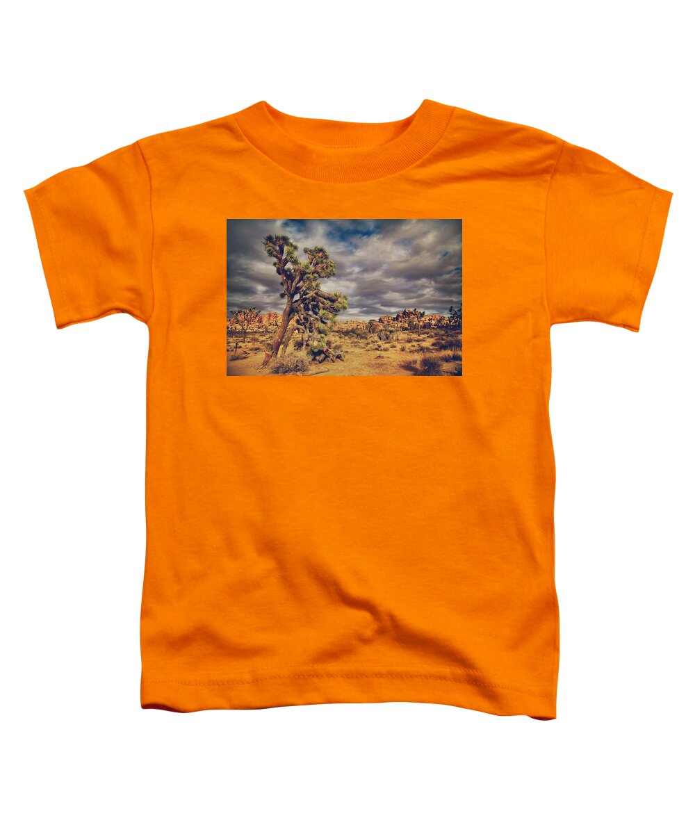 Joshua Tree National Park Toddler T-Shirt featuring the photograph Just a Touch of Madness by Laurie Search