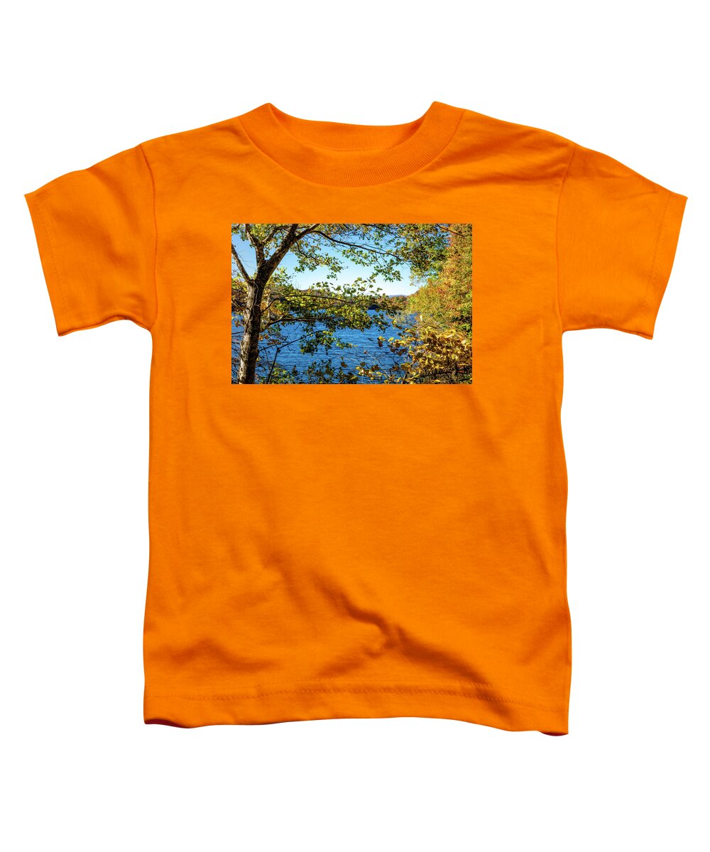 Carolina Toddler T-Shirt featuring the photograph Lakeview by Debra and Dave Vanderlaan