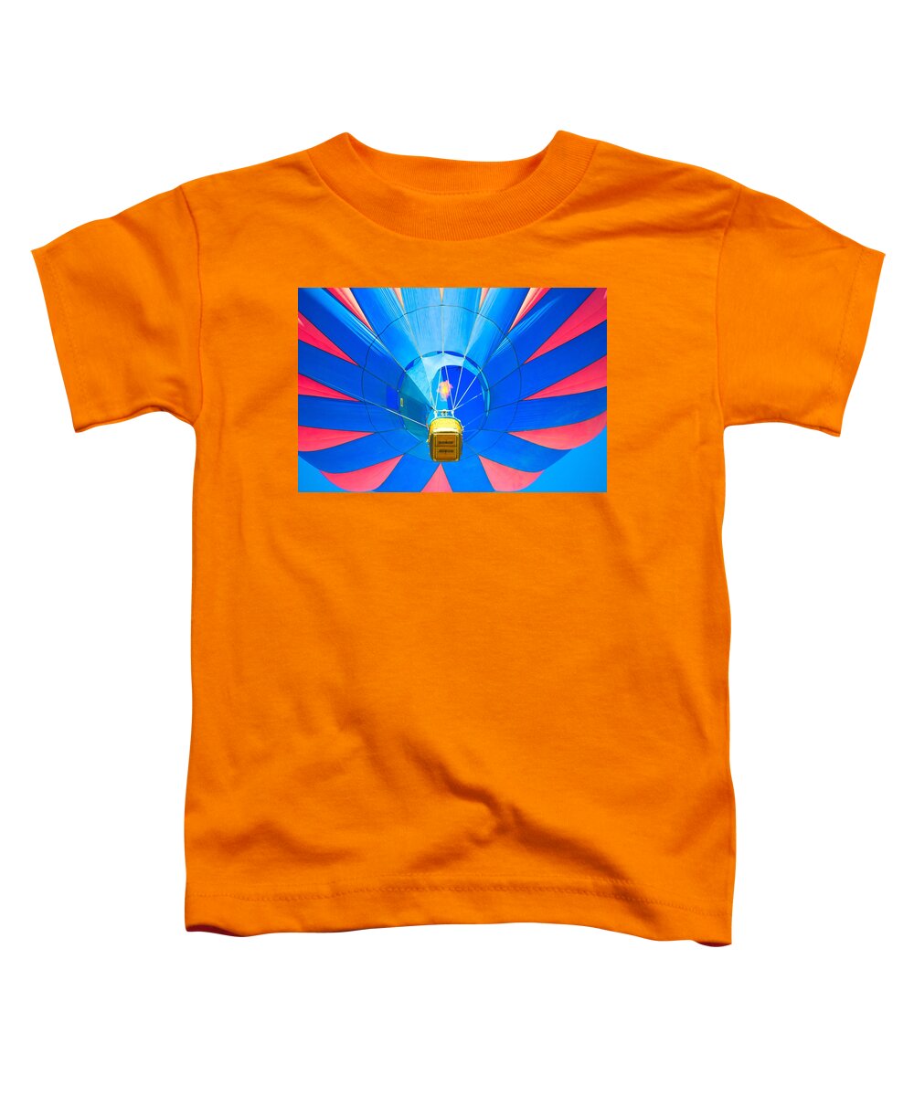 Albuquerque International Balloon Fiesta Toddler T-Shirt featuring the photograph Looking Up by Segura Shaw Photography