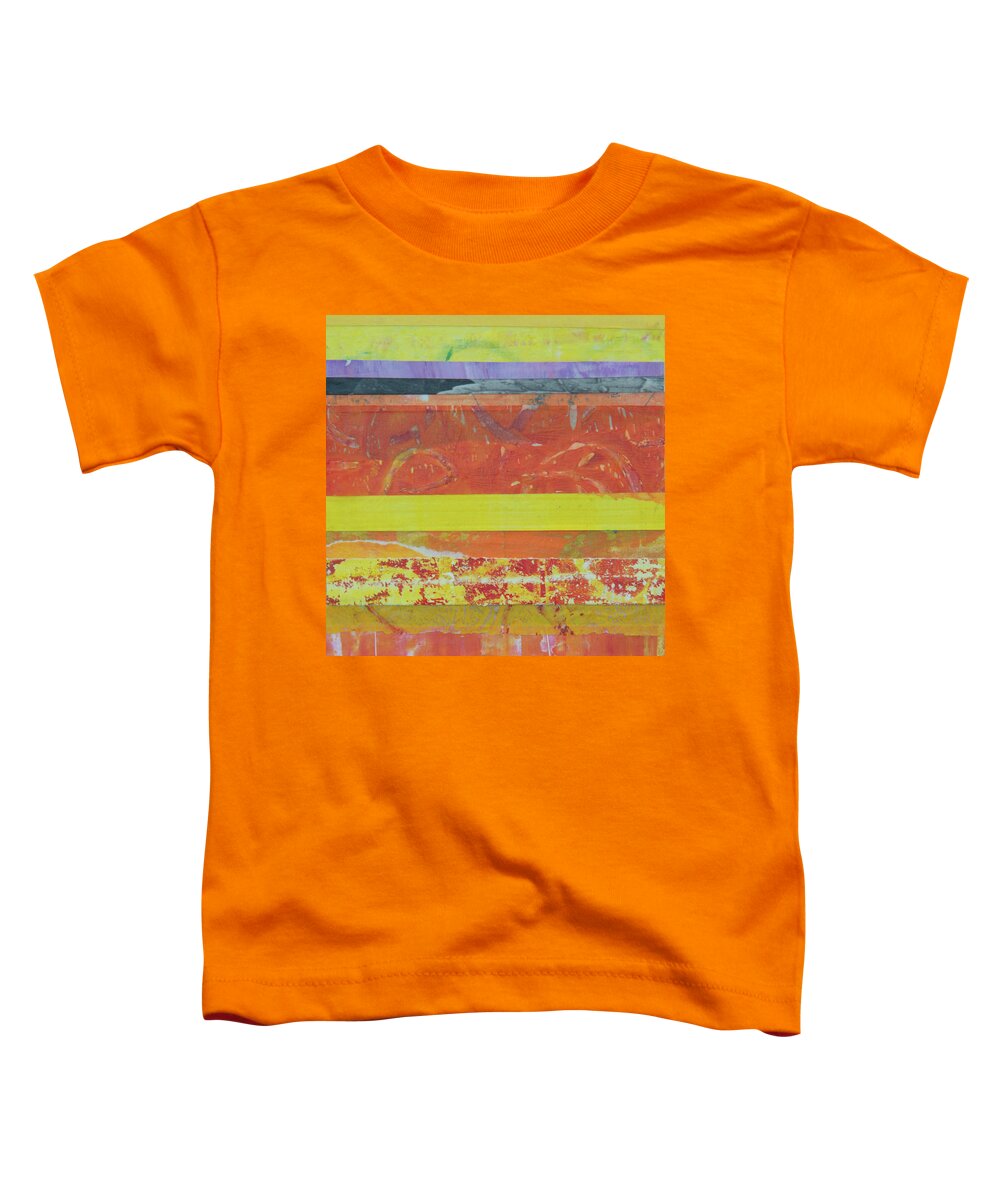 Mixed Media Toddler T-Shirt featuring the mixed media Moments in Time 4 by Julia Malakoff