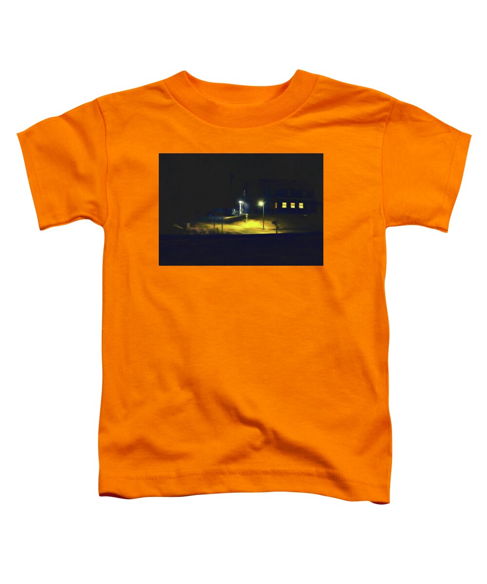 Grafton Vermont Toddler T-Shirt featuring the photograph Night Scene by Tom Singleton