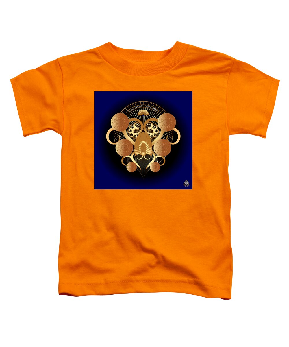 Mandala Graphic Design Toddler T-Shirt featuring the digital art Ornativo Vero Circulus No 4232 by Alan Bennington