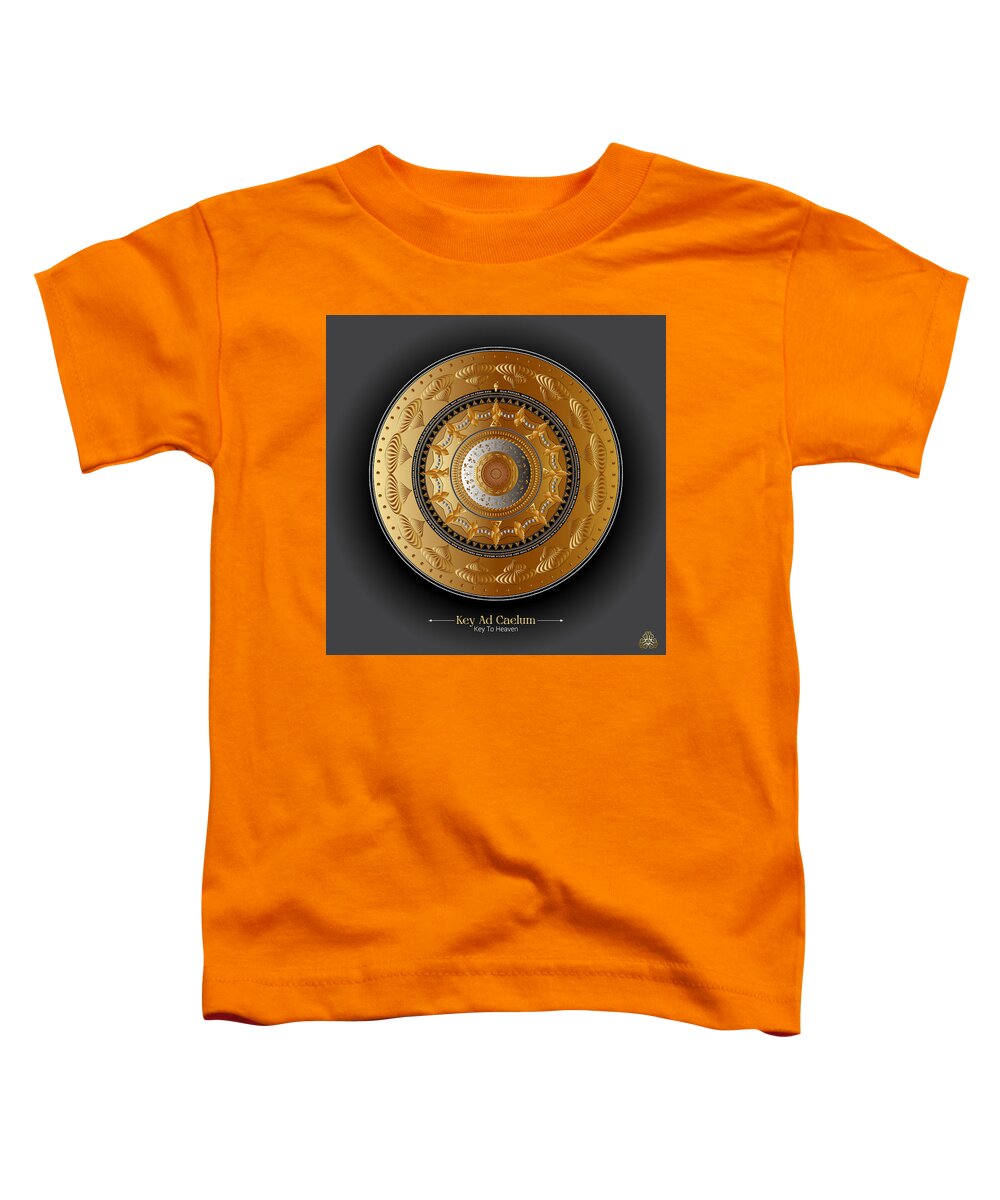 Mandala Graphic Toddler T-Shirt featuring the digital art Ornativo Vero Circulus No 4266 by Alan Bennington