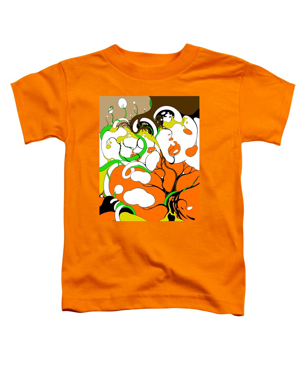 Vines Toddler T-Shirt featuring the digital art Pandemic by Craig Tilley