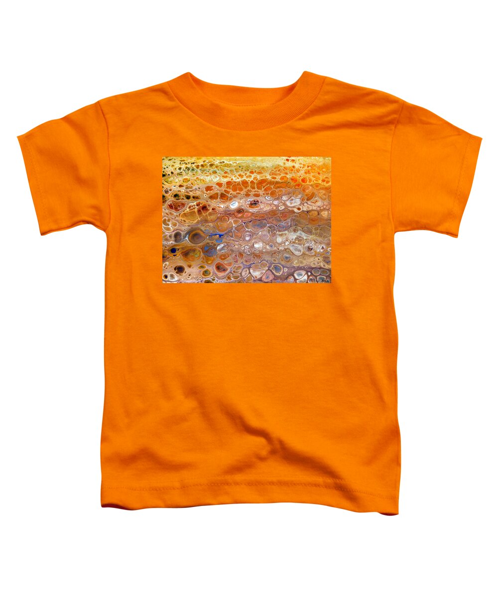  Toddler T-Shirt featuring the painting Parched by Rein Nomm