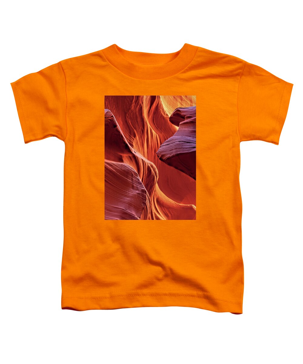 Antelope Canyon Toddler T-Shirt featuring the photograph Radiance by Dan McGeorge