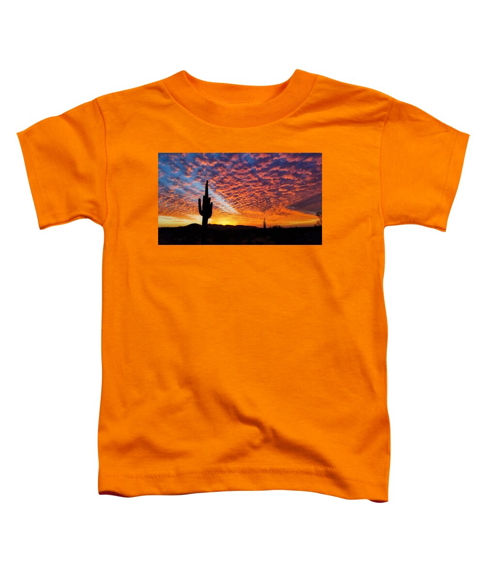 Ribbon In The Sky Toddler T-Shirt featuring the photograph Ribbon In The Sky by Gene Taylor