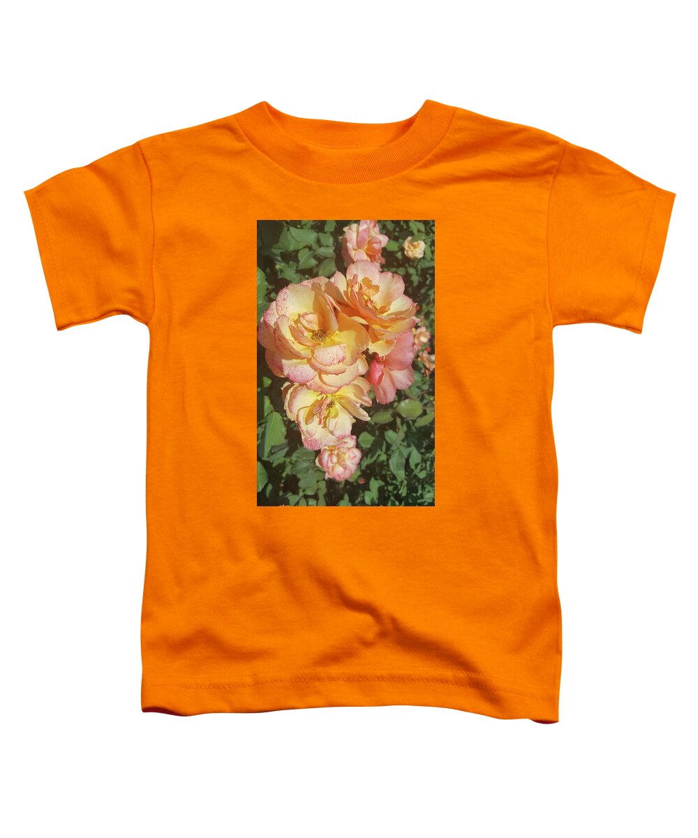 Flowers Toddler T-Shirt featuring the photograph Salmon Rose by Pour Your heART Out Artworks