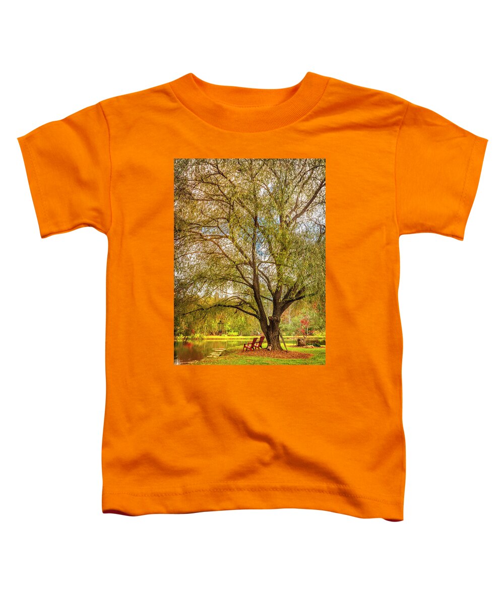 Blairsville Toddler T-Shirt featuring the photograph Sharing a Peaceful Moment II by Debra and Dave Vanderlaan