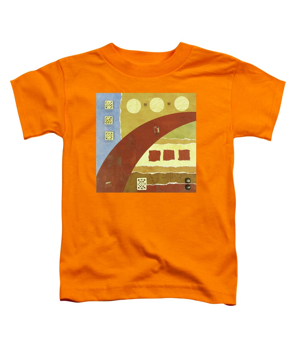 Mixed-media Toddler T-Shirt featuring the mixed media Solar Effects by MaryJo Clark