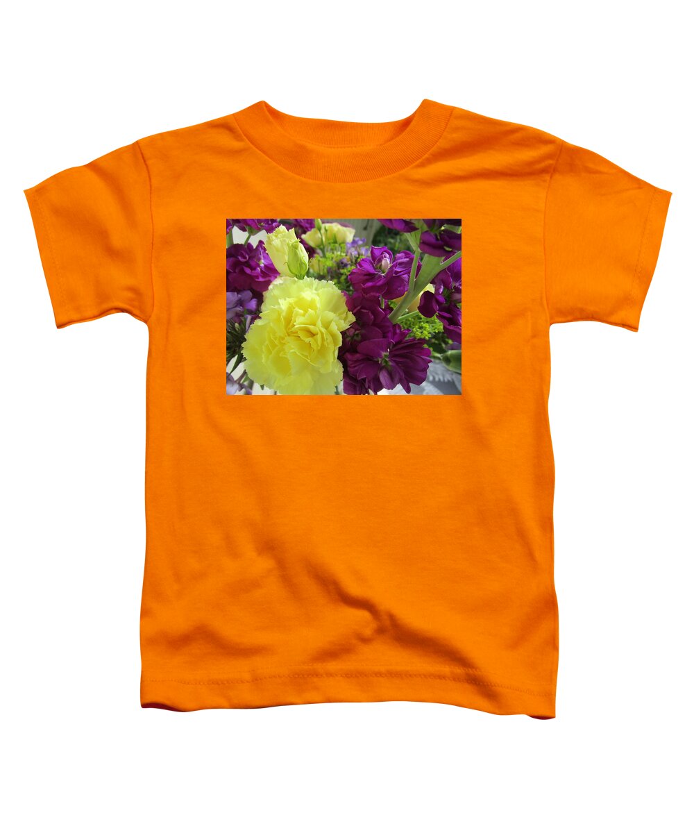 Cut Flowers Toddler T-Shirt featuring the photograph Soothing by Rosita Larsson