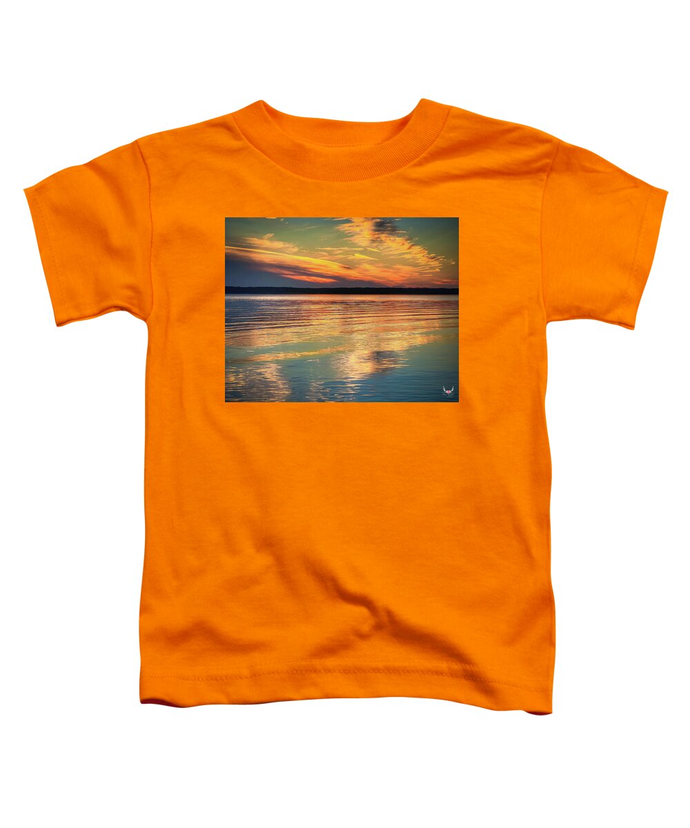 Sunset Toddler T-Shirt featuring the photograph Sunset Glory by Pam Rendall