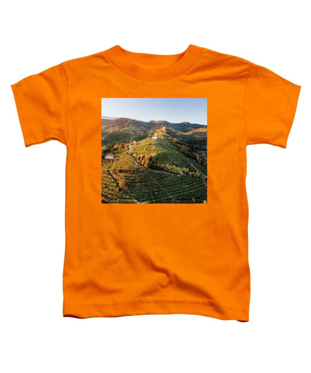 Nature Toddler T-Shirt featuring the photograph The Prosecco Land by Francesco Riccardo Iacomino